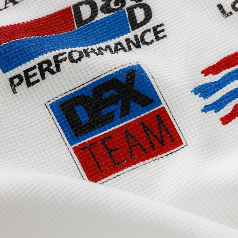 DR Sponsors Vintage White Waffle Top 6