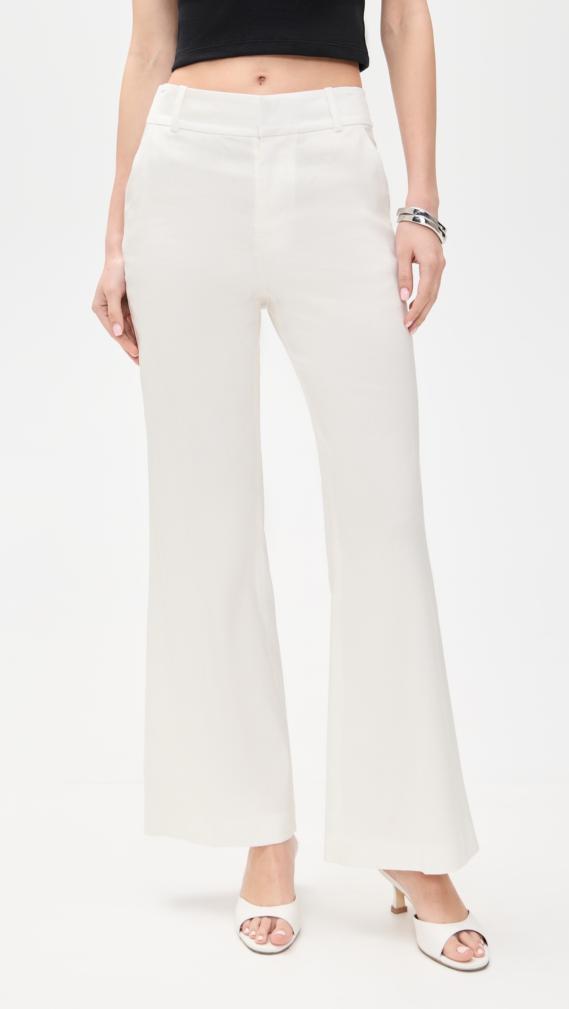 Quinn Ankle Length Kick Flare Pants - 1
