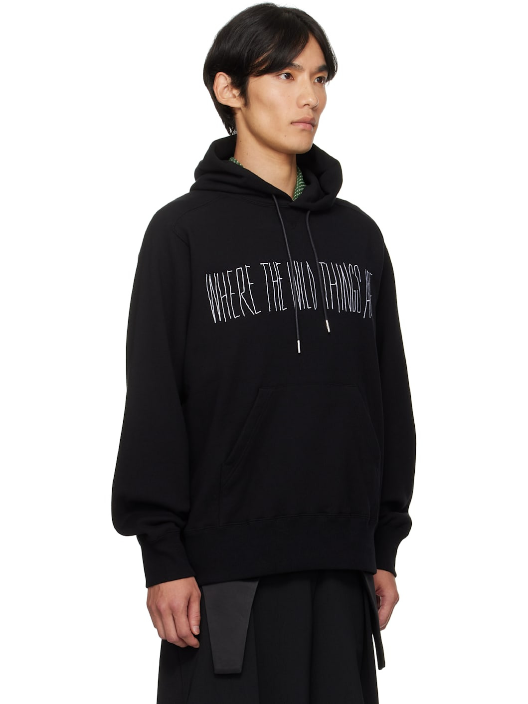 Black 'Where The Wild Things Are' Cotton Hoodie - 2