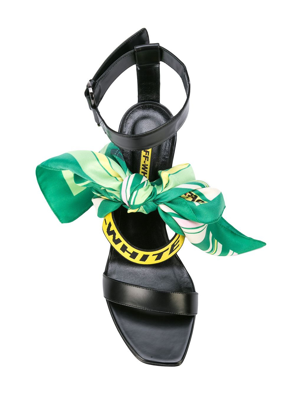 scarf knot sandals - 4