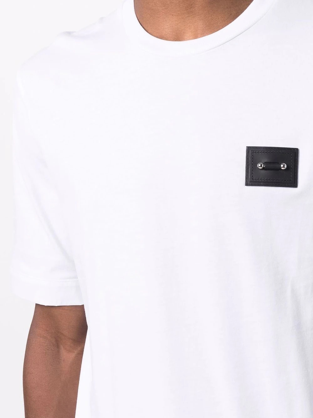 patch-detail shortsleeved T-shirt - 5