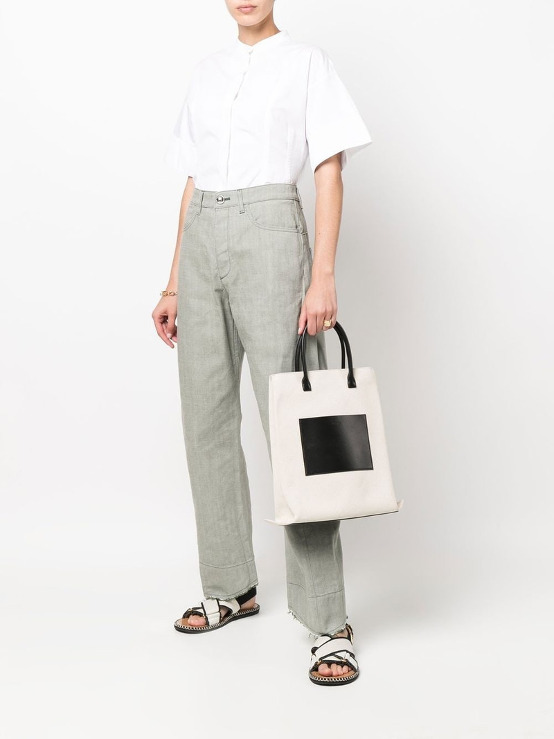 Jil Sander high-rise wide-leg trousers outlook