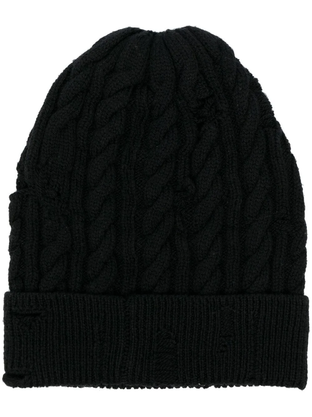 distressed-effect beanie - 1