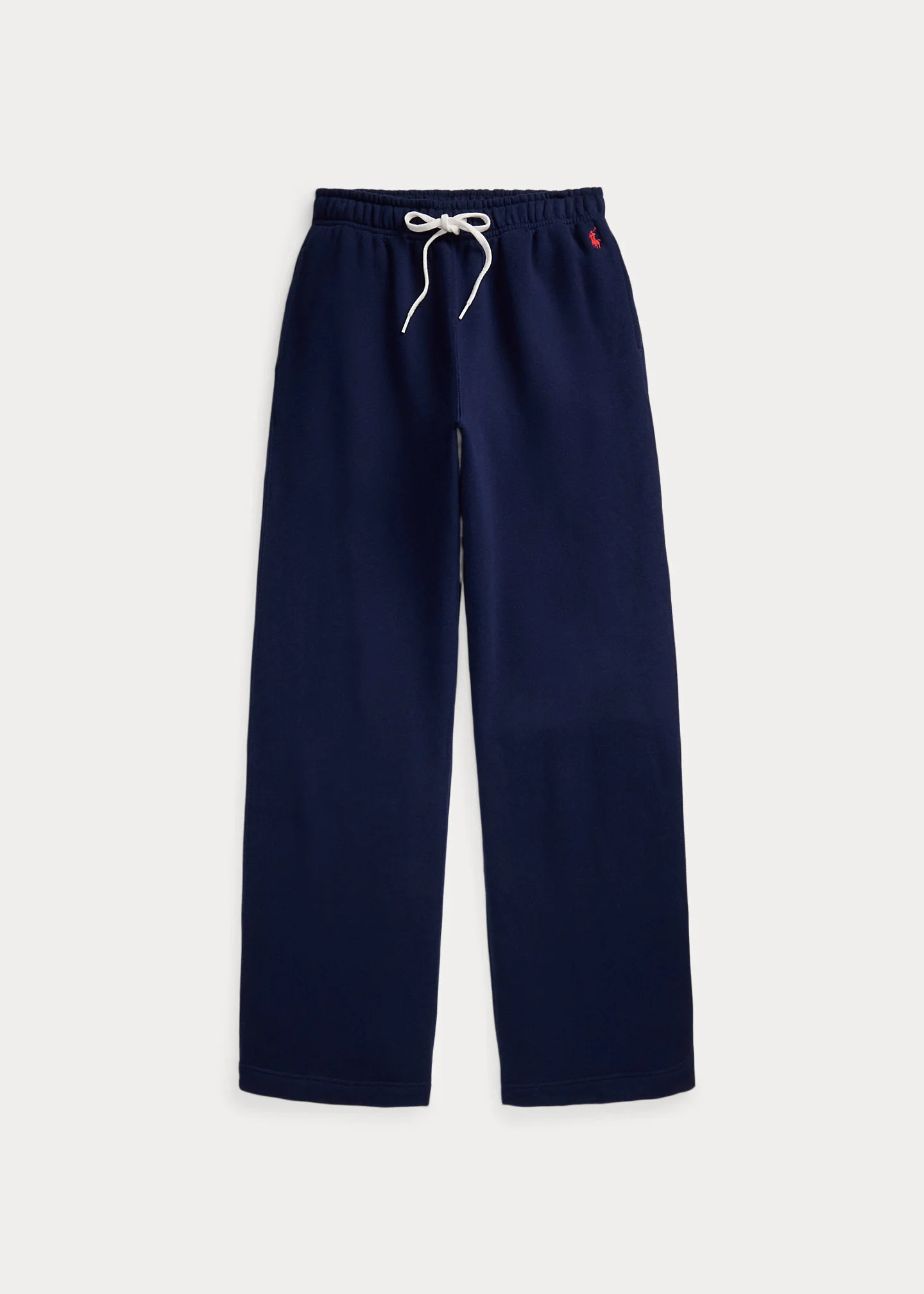 Drawstring Fleece Wide-Leg Sweatpant - 1