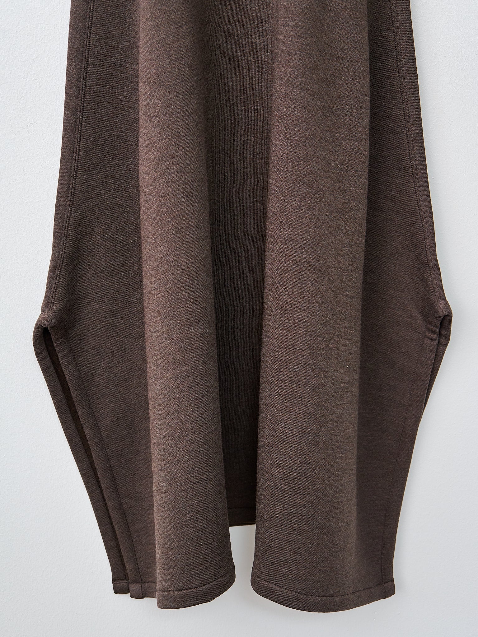 Midi Length Skirt - Dark Brown Melange - 5