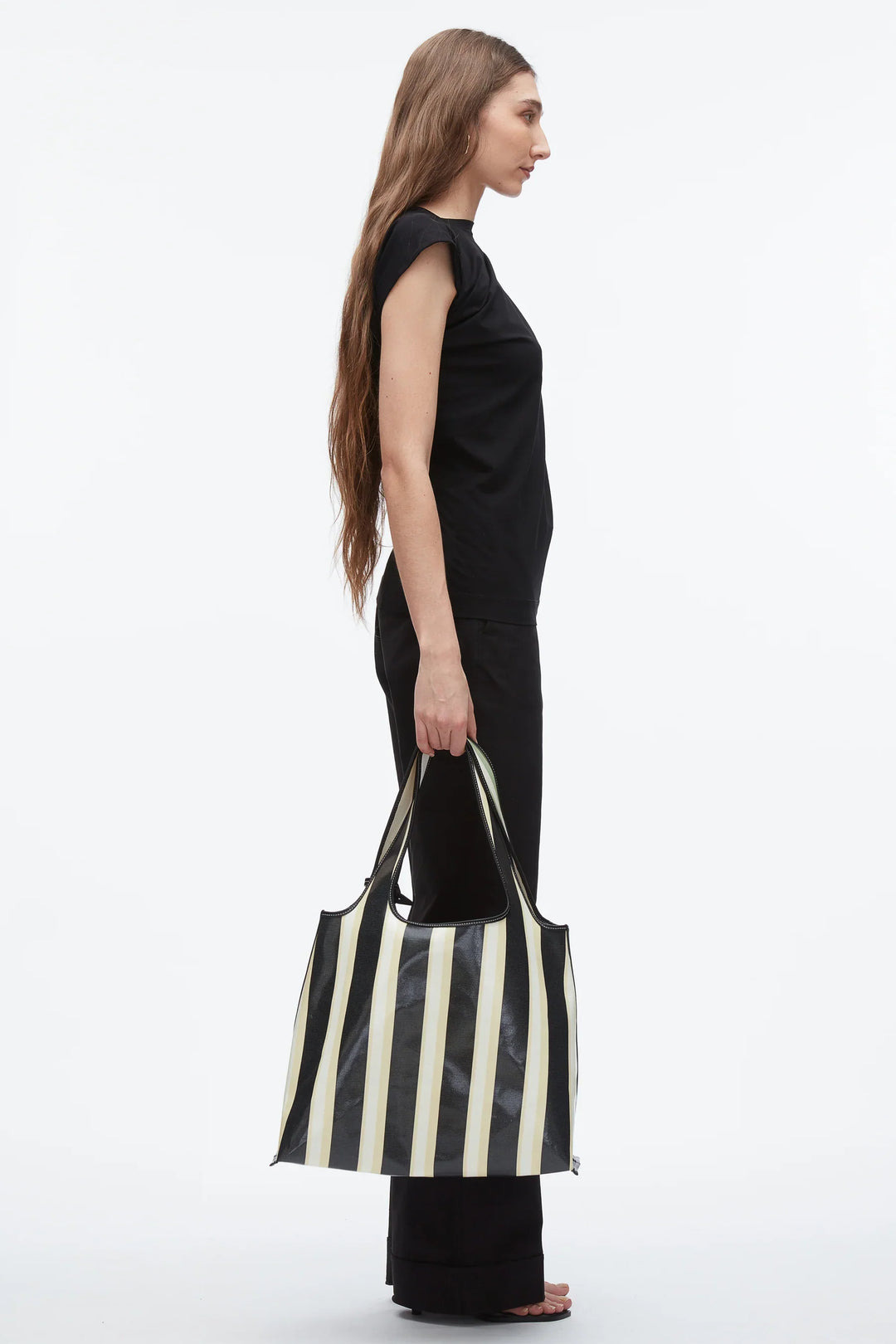Dual Stripe Market Tote - 7