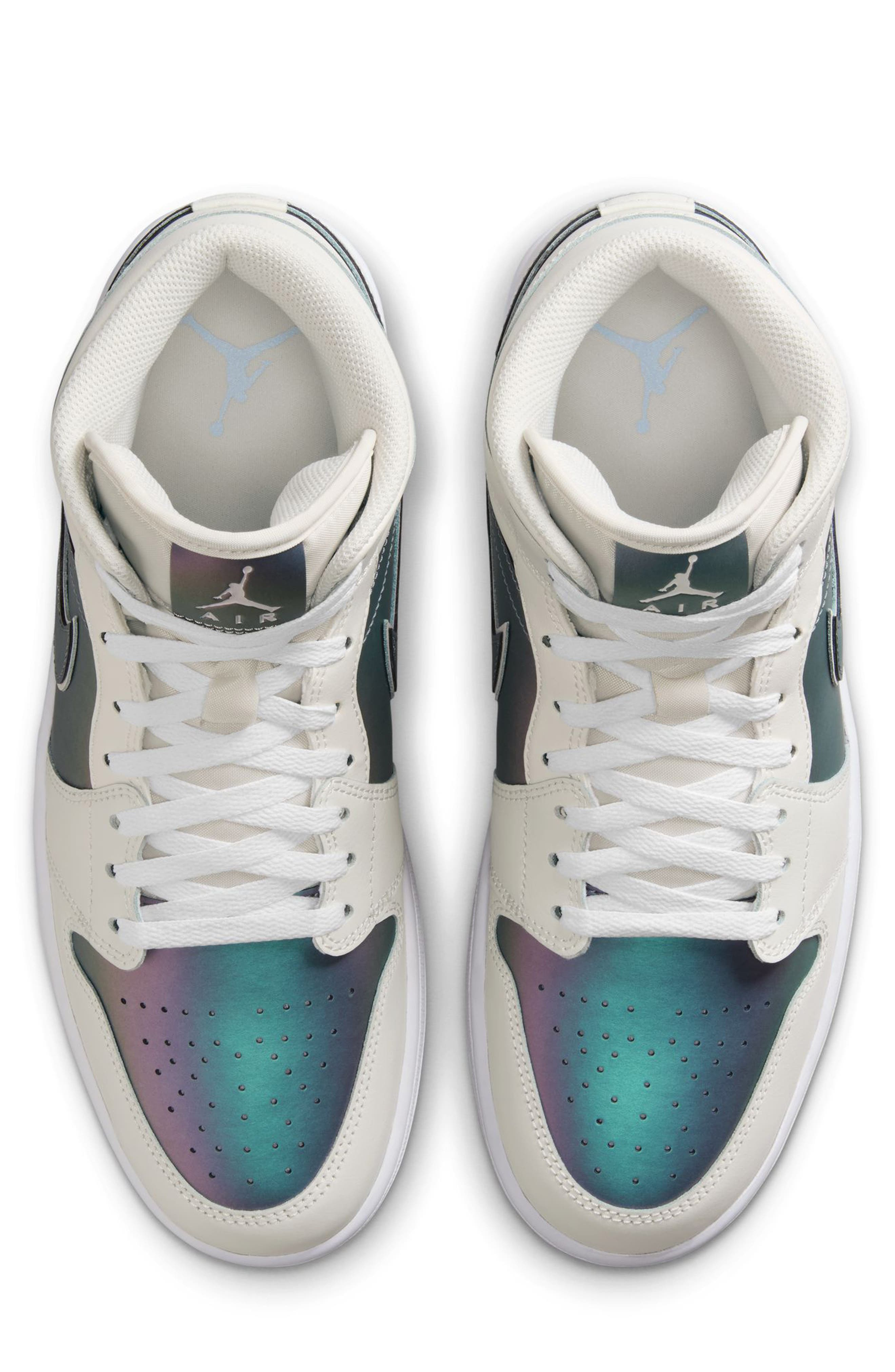 Air Jordan 1 Mid SE Sneaker in Phantom/phantom at Nordstrom - 3