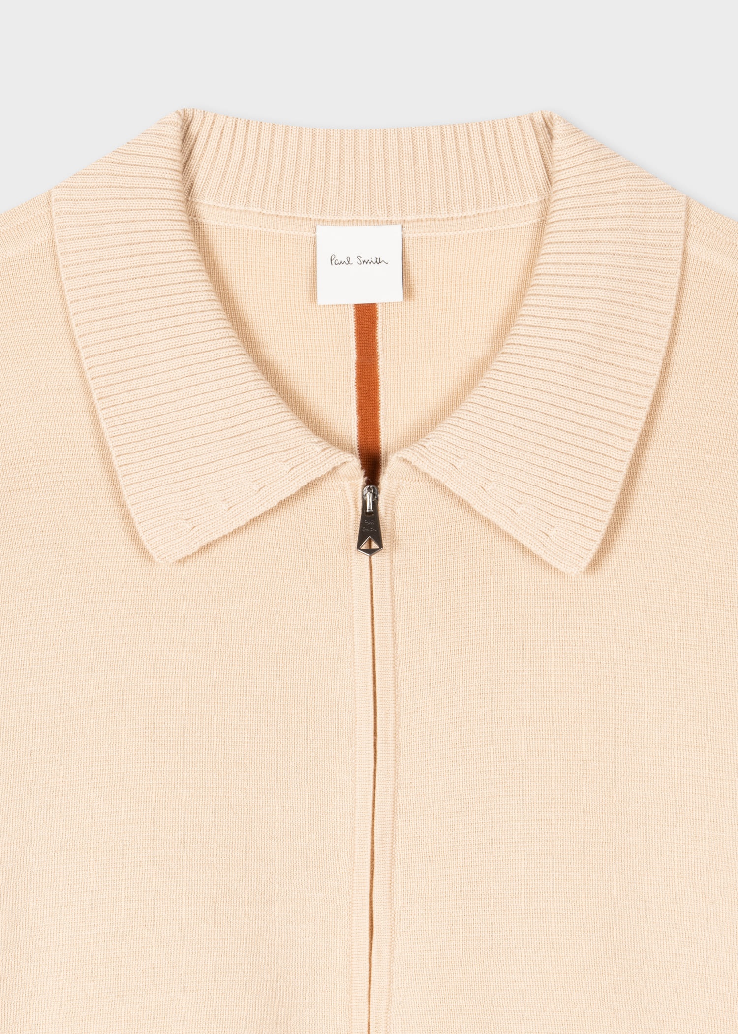 Merino Wool Zip Up Cardigan - 2