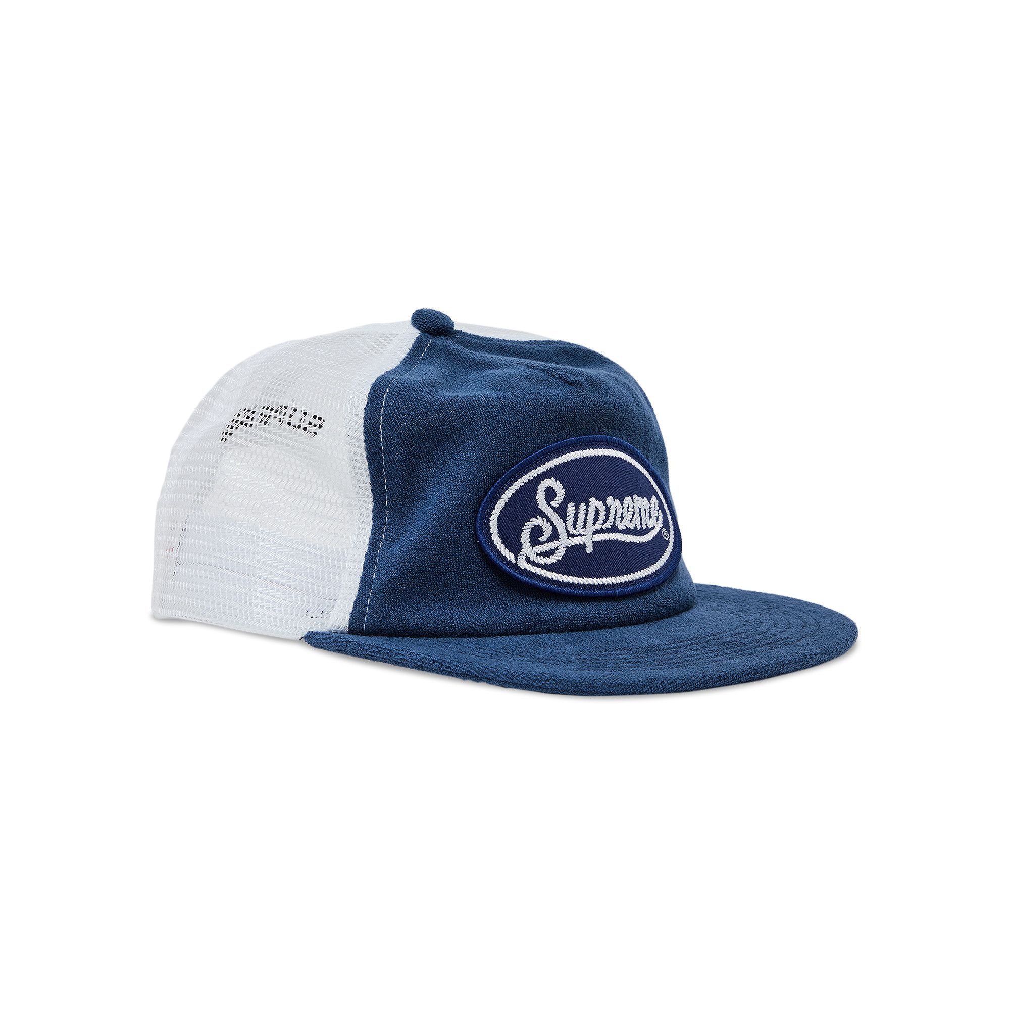 Supreme Terry Mesh Back 5-Panel Blue