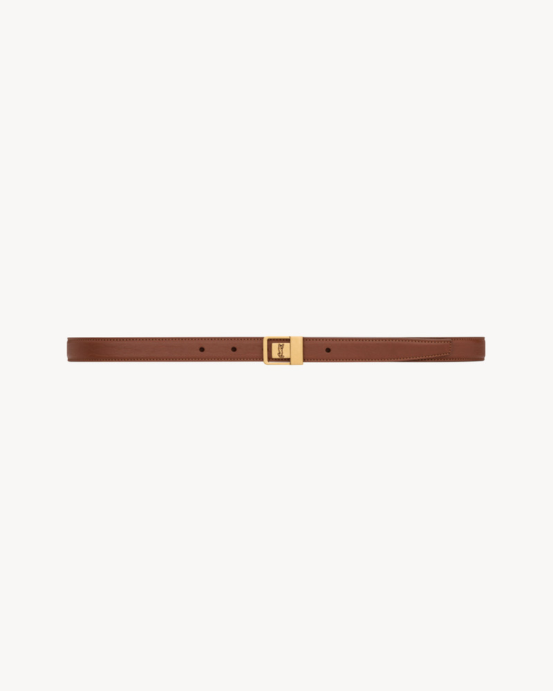 LA 66 THIN BELT IN GRAINED LAMBSKIN 1