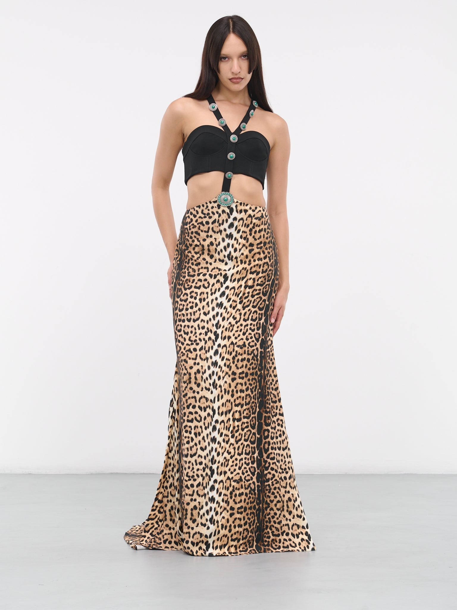 Leopard-print Maxi Dress - 6