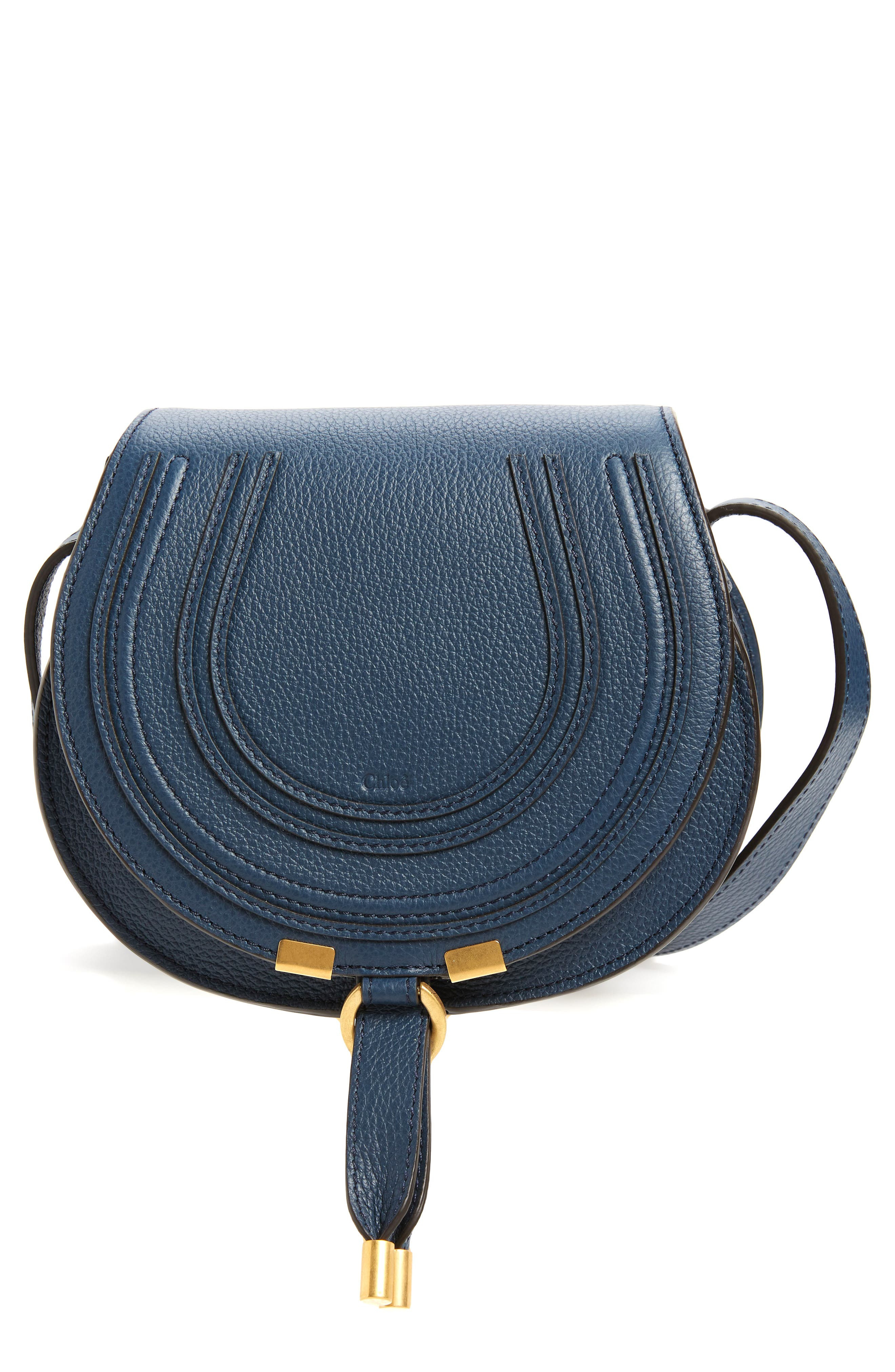 Small Marcie Leather Crossbody Bag - 1