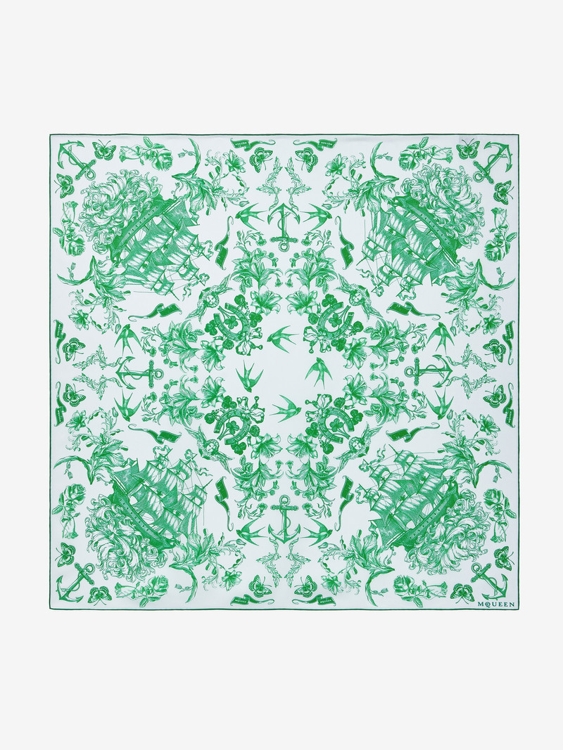 Alexander McQueen Sailor Tattoo Foulard outlook