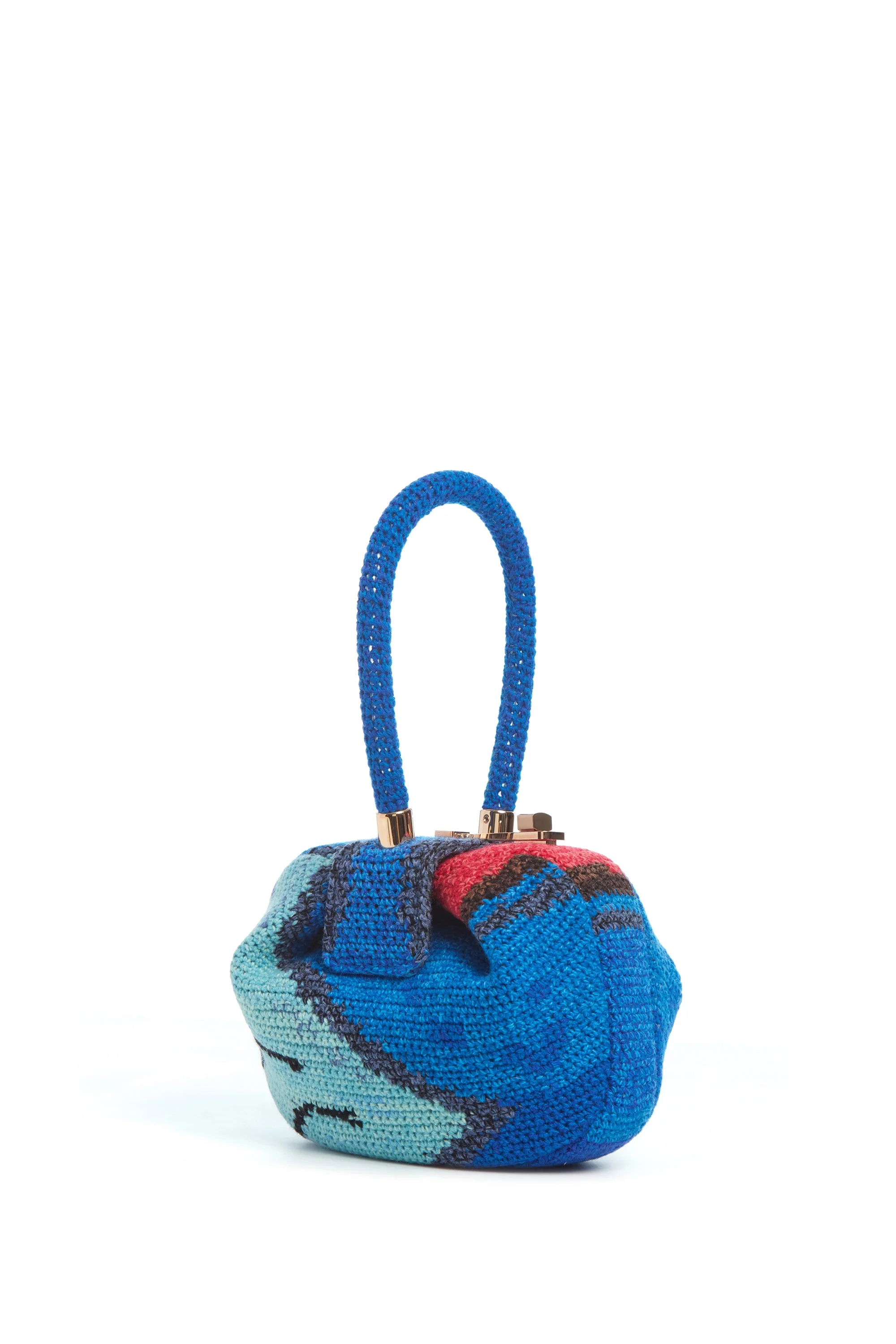 Demi Bag in Air Multi Crochet Cashmere - 1