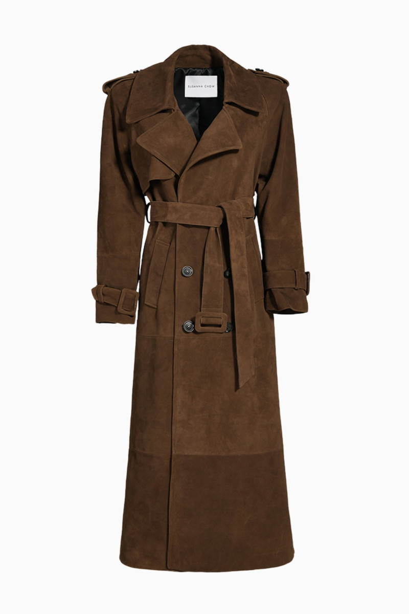 Susanna Chow Madison Suede Trench - 1