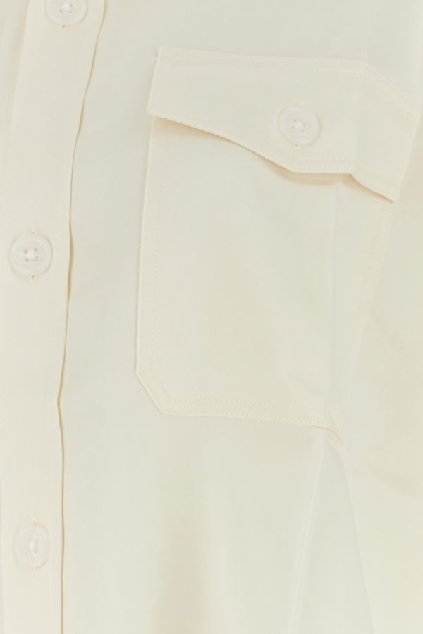 Ivory cupro blend shirt - 3