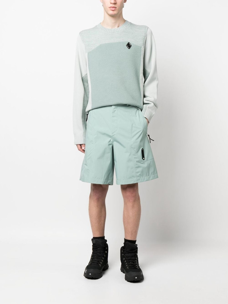 A-COLD-WALL* logo plaque colour-block jumper outlook