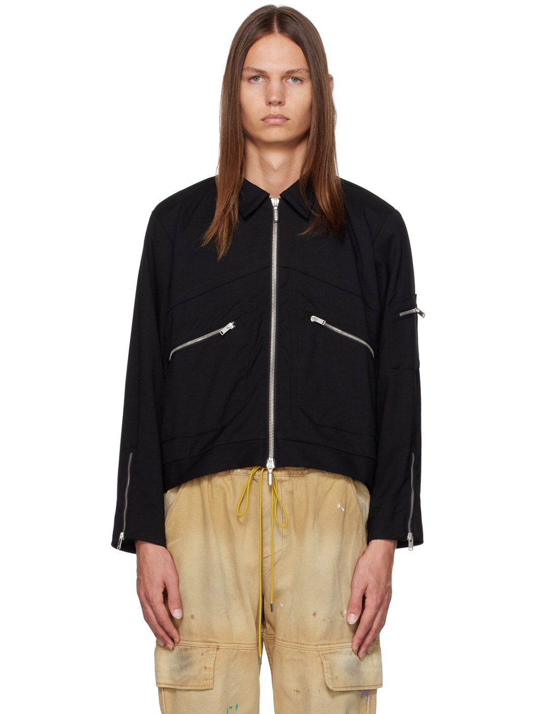 Black Suiting Jacket - 1