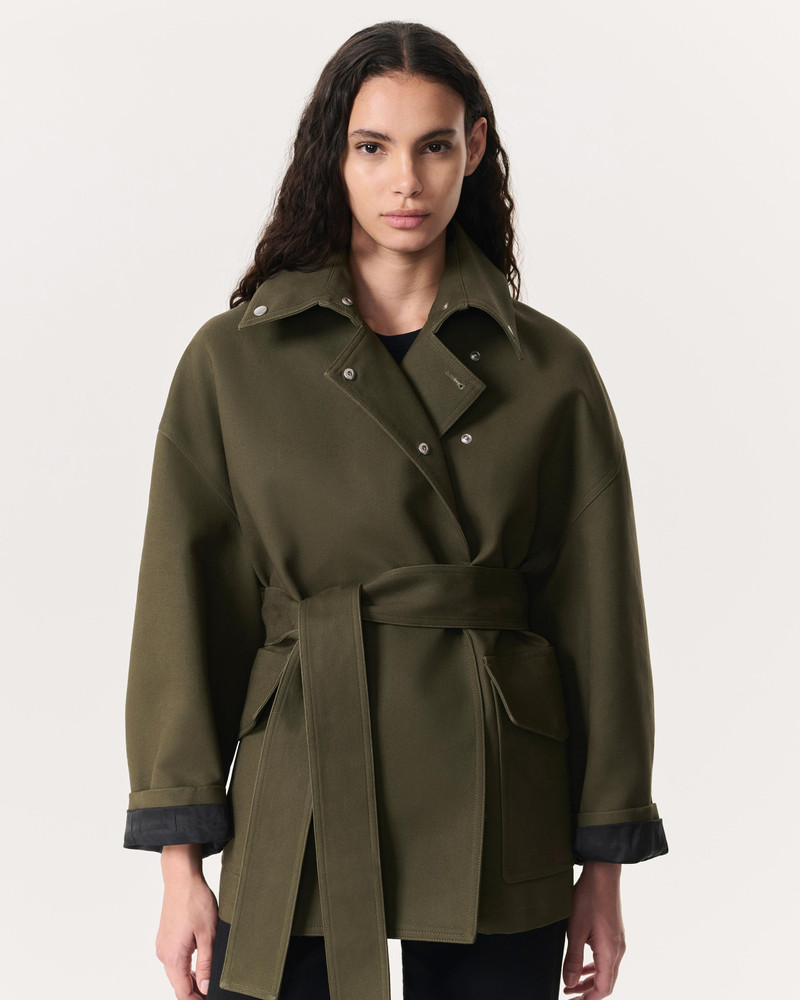 rag & bone Rue Belted Cotton Twill Jacket outlook