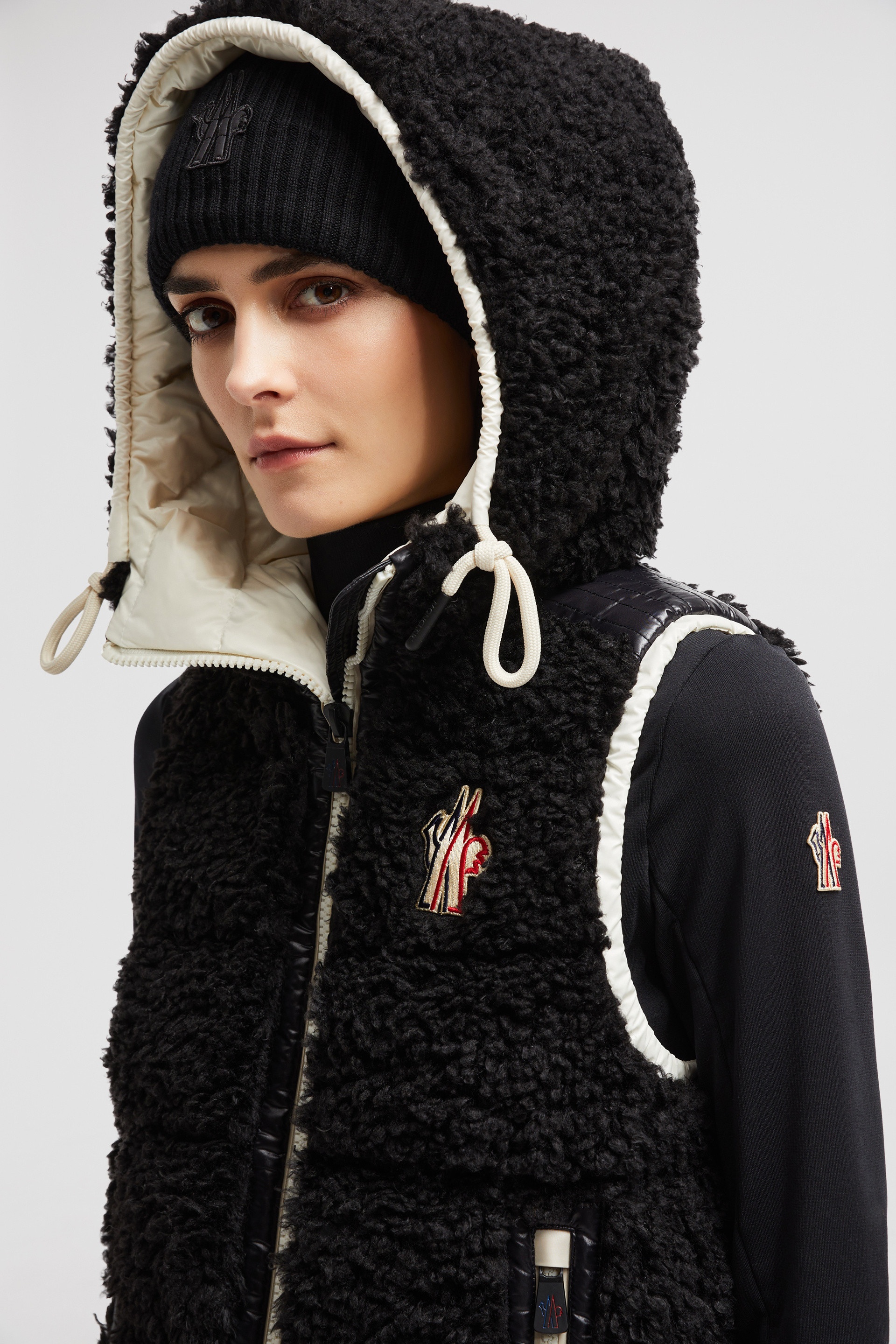 Padded Teddy Zip-Up Vest - 4