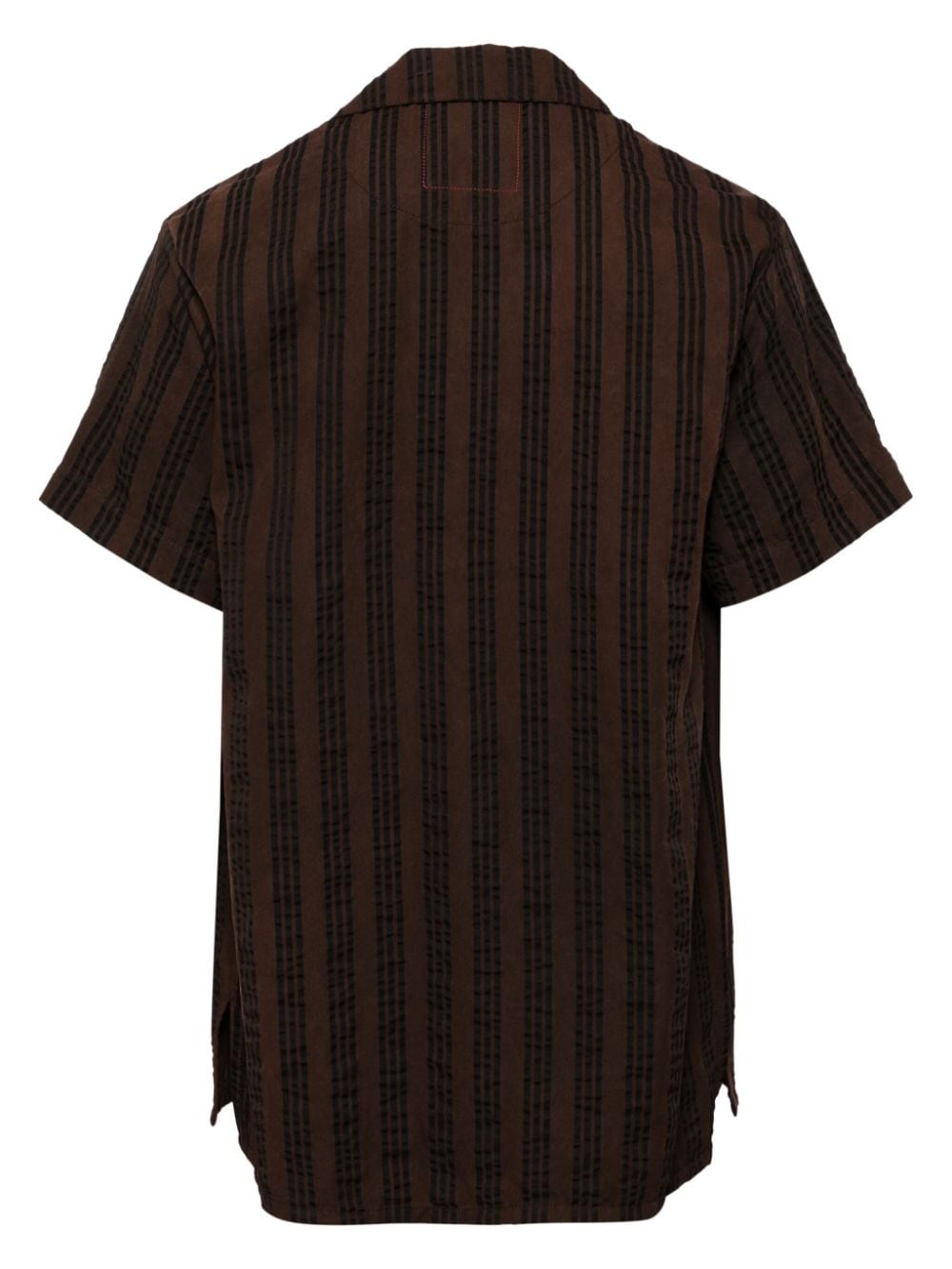 striped short sleeves shirt - 2