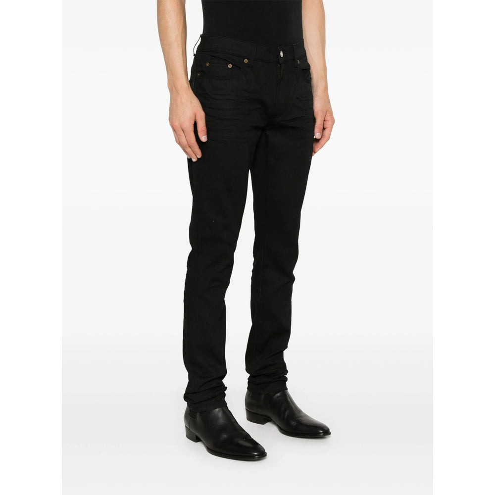 Saint Laurent Black Denim - Skinny Jeans Men - 5