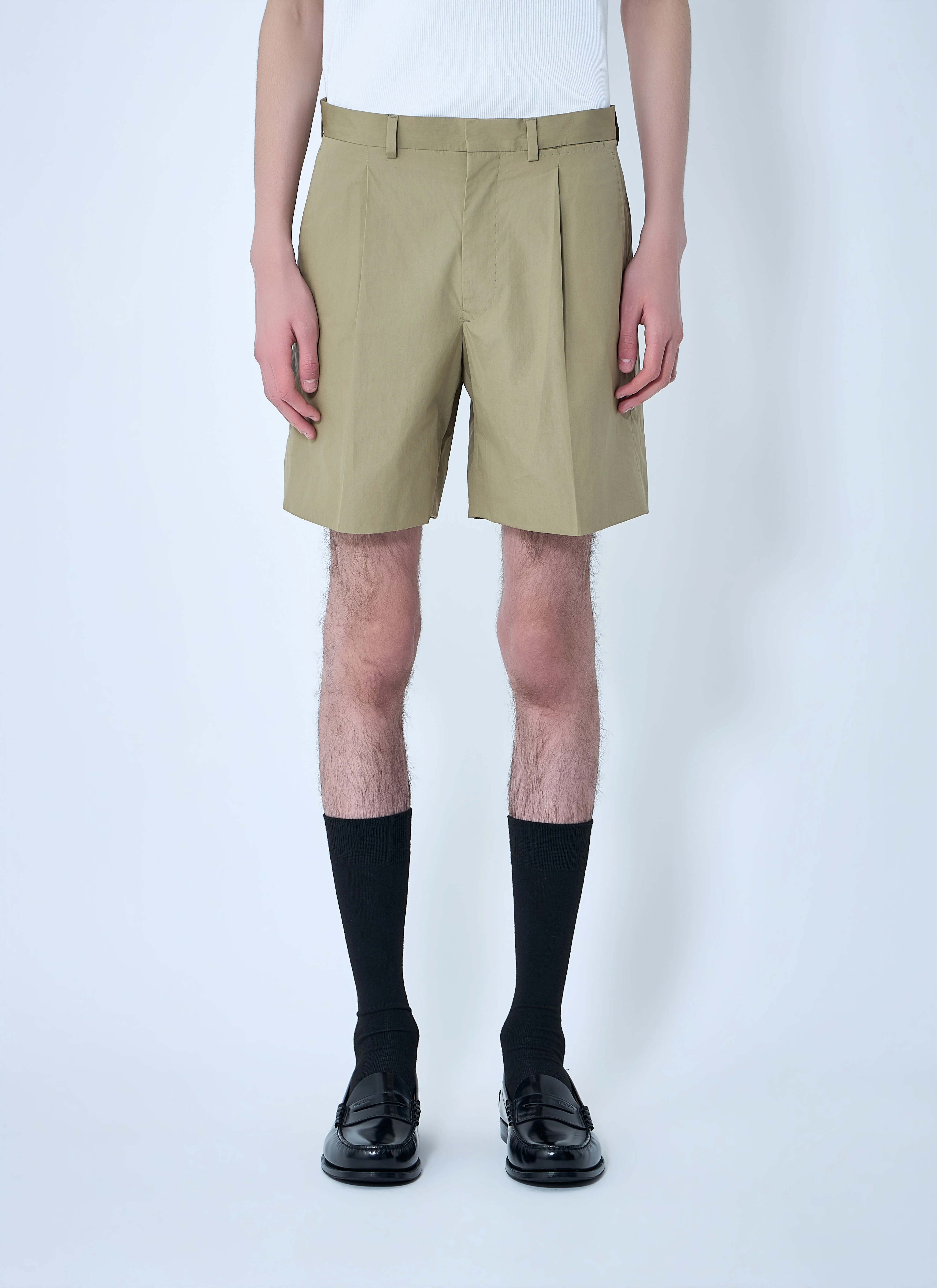 Button Patch Pocket Trousers - 1