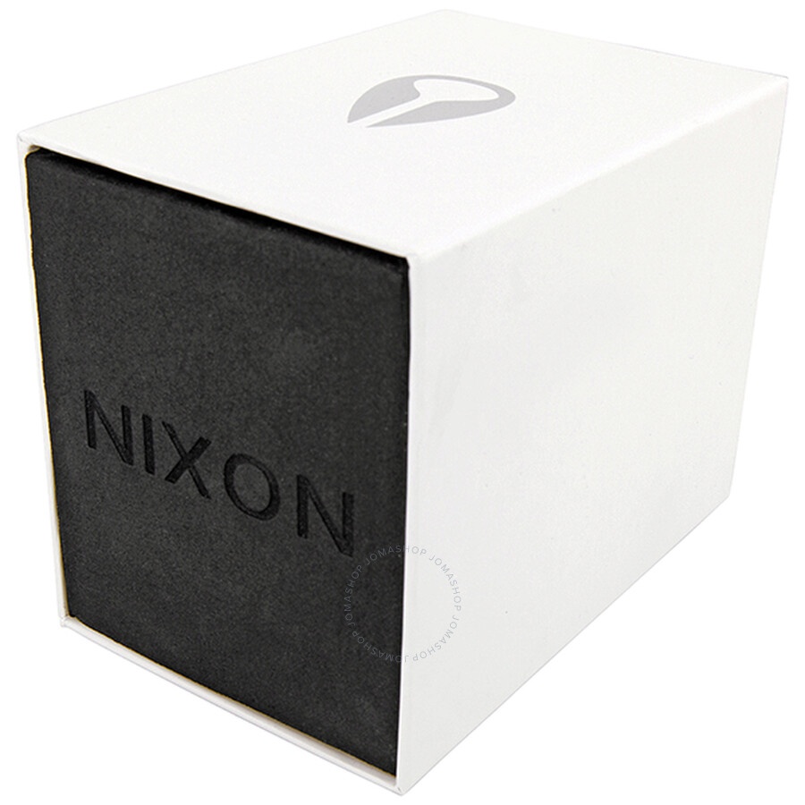 Nixon - Nixon Quad Black and White Dial Neon Yellow Canvas Strap Men's A3441262 - 4