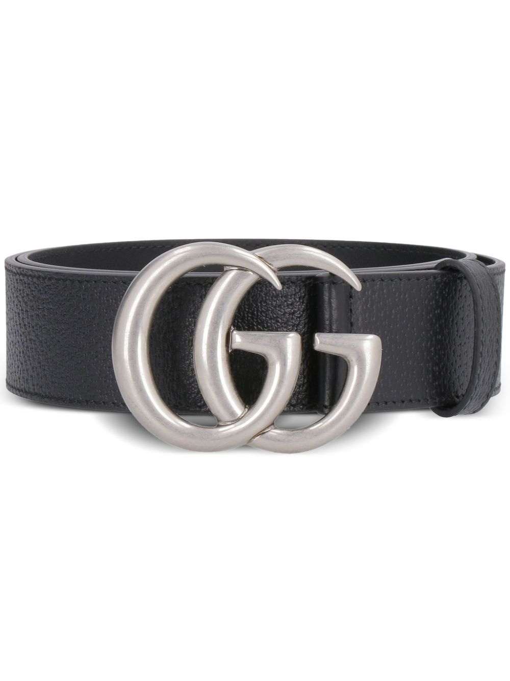 GG-buckle leather belt - 1