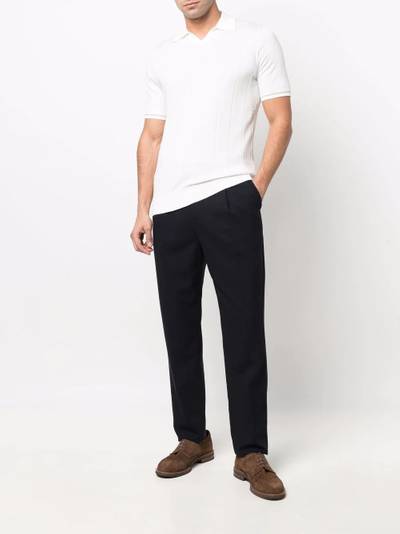 Brunello Cucinelli slim-fit short-sleeve polo shirt outlook