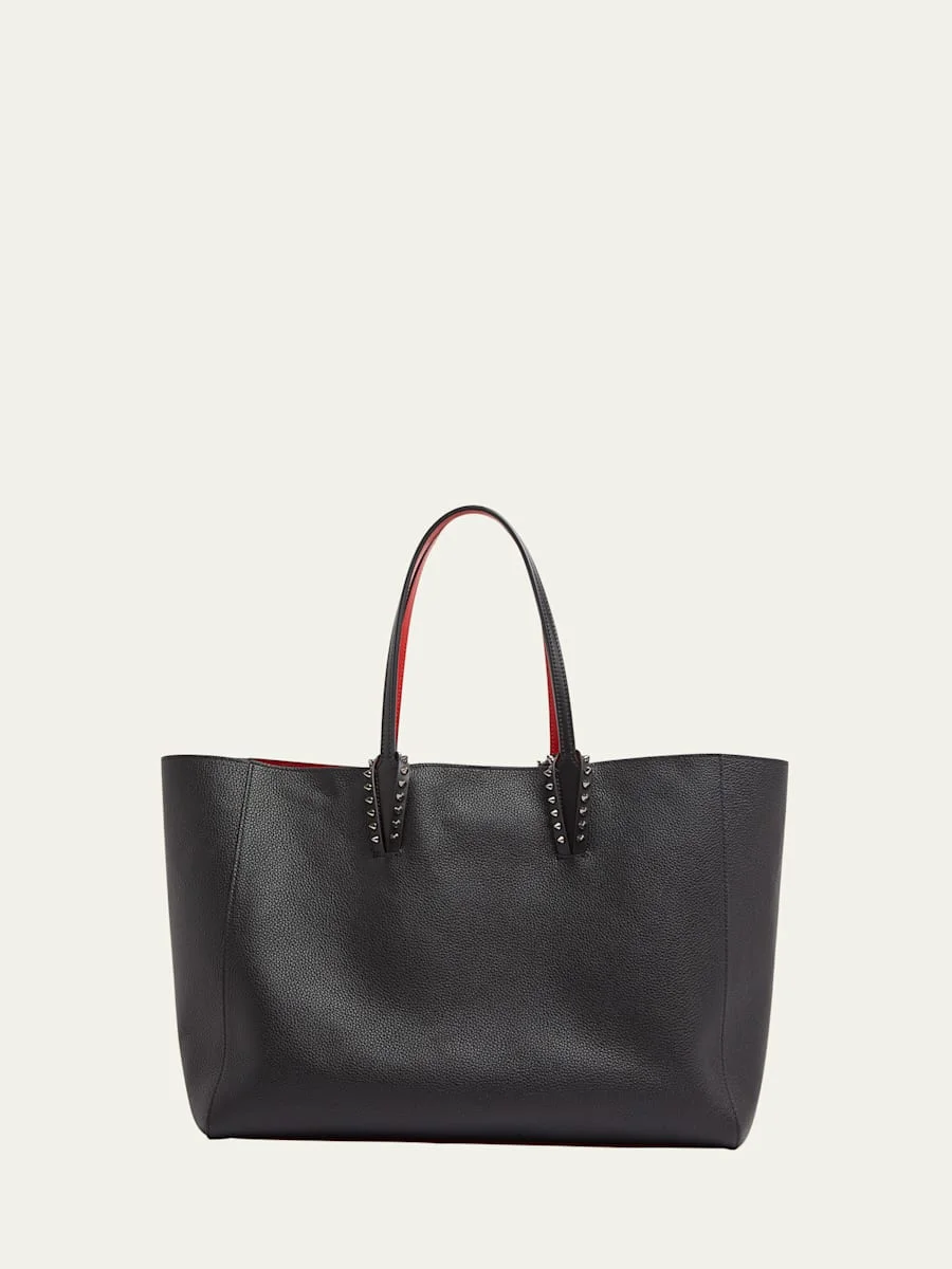 Cabata Soft Large Tote Bag in Grained Leather - 1