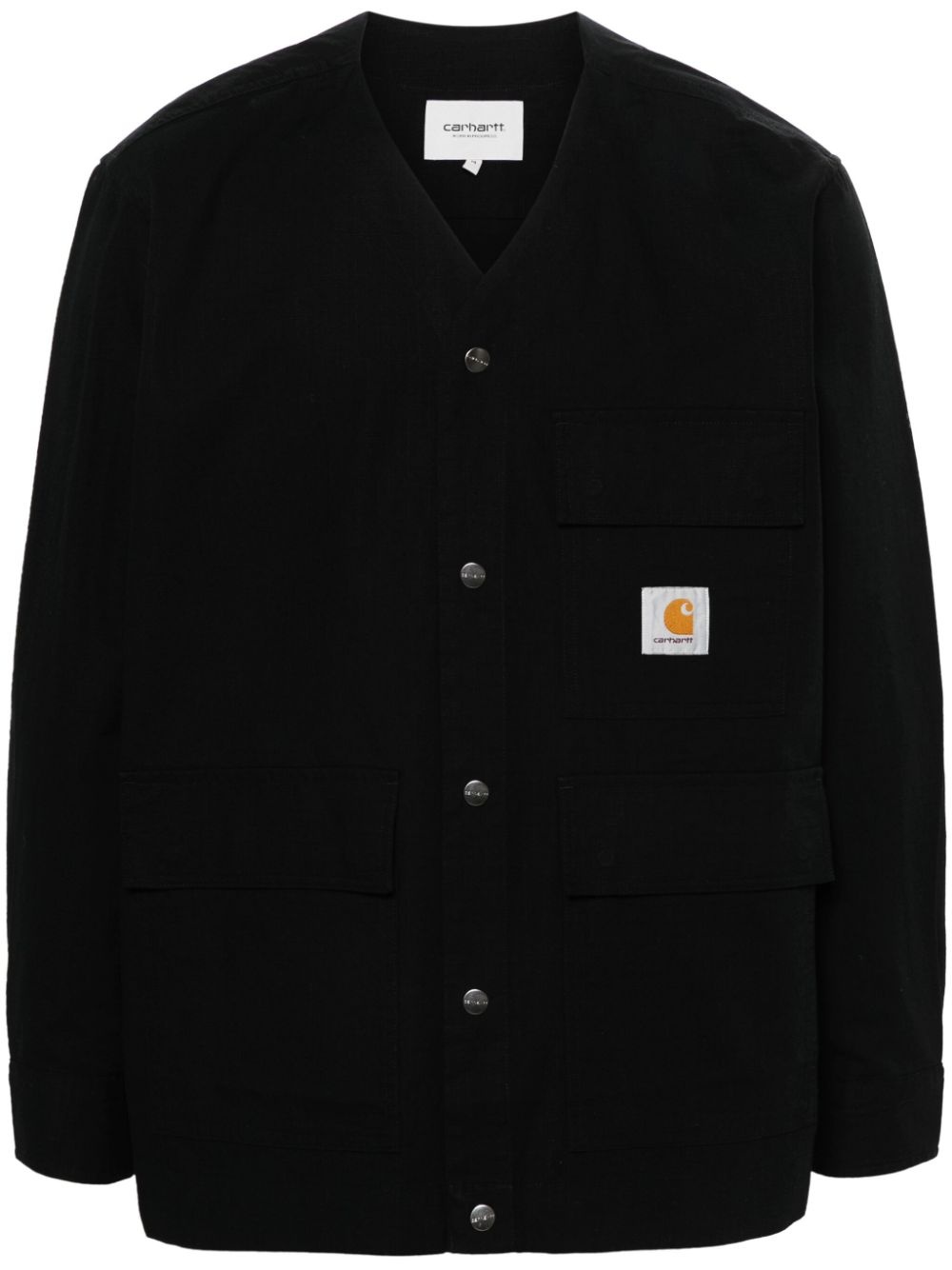 logo-appliquÃ© ripstop shirt - 1