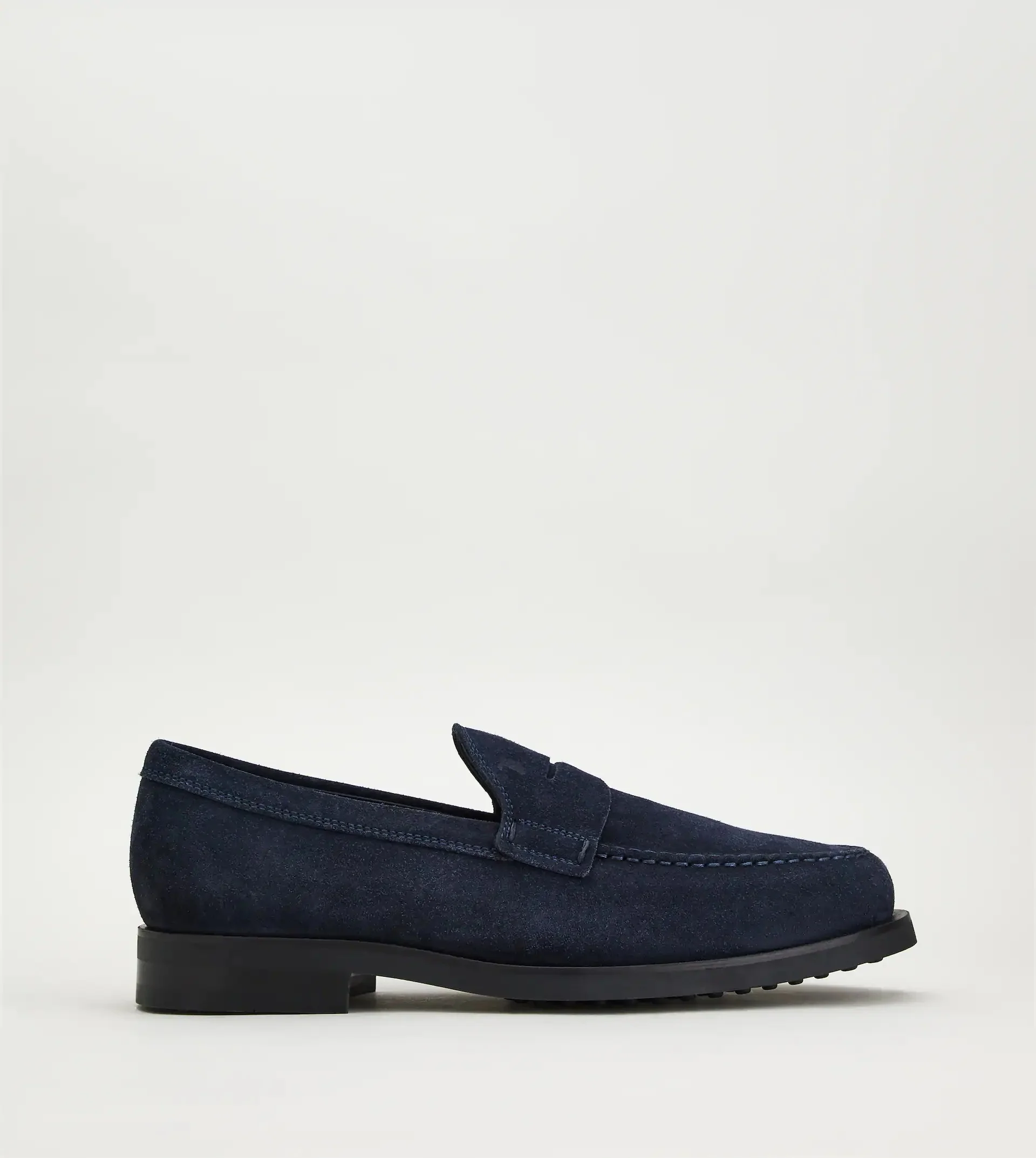 LOAFERS IN SUEDE - BLUE - 1
