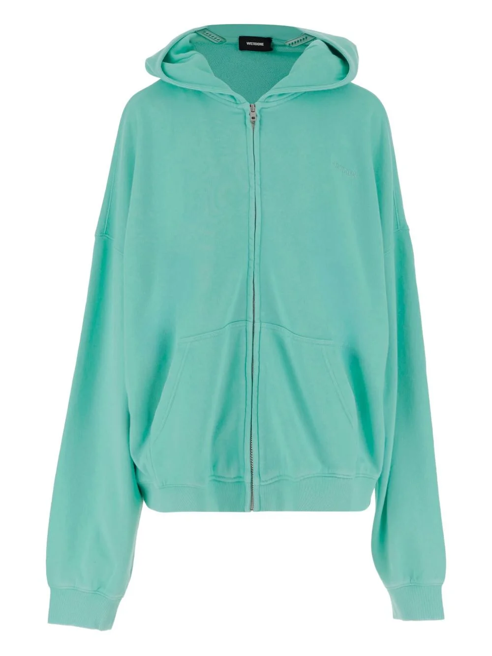 cotton zip-up hoodie - 1