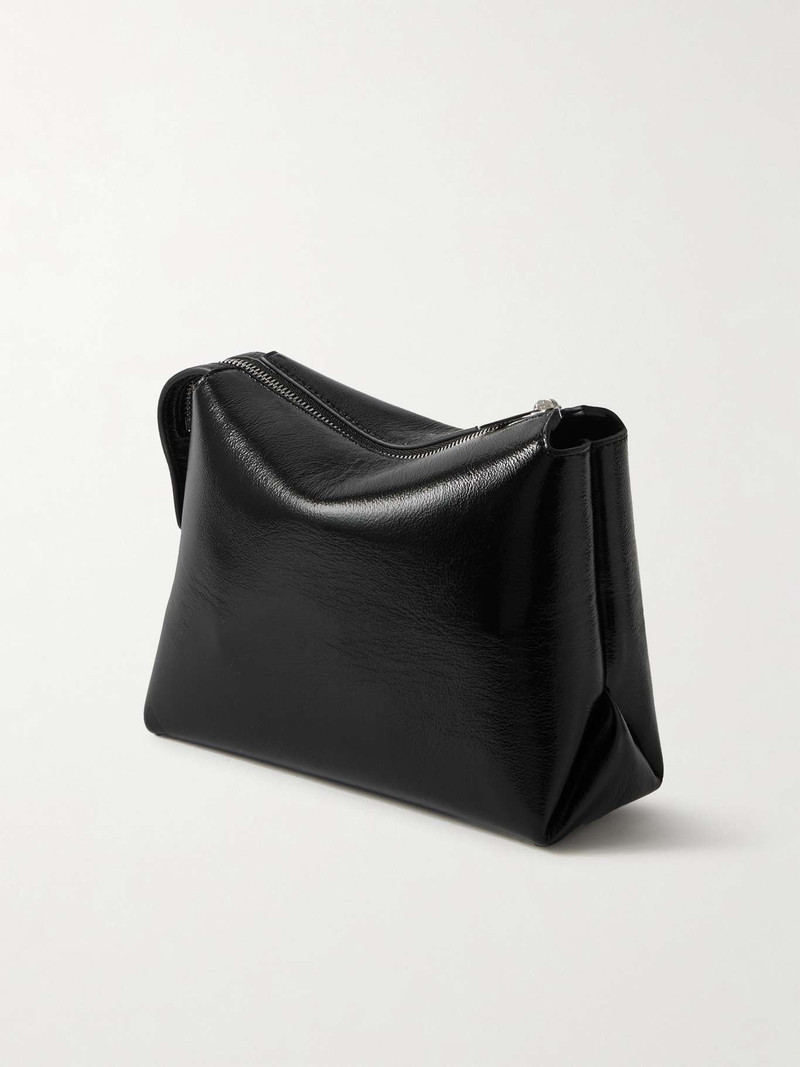 KHAITE Lina leather pouch Black outlook
