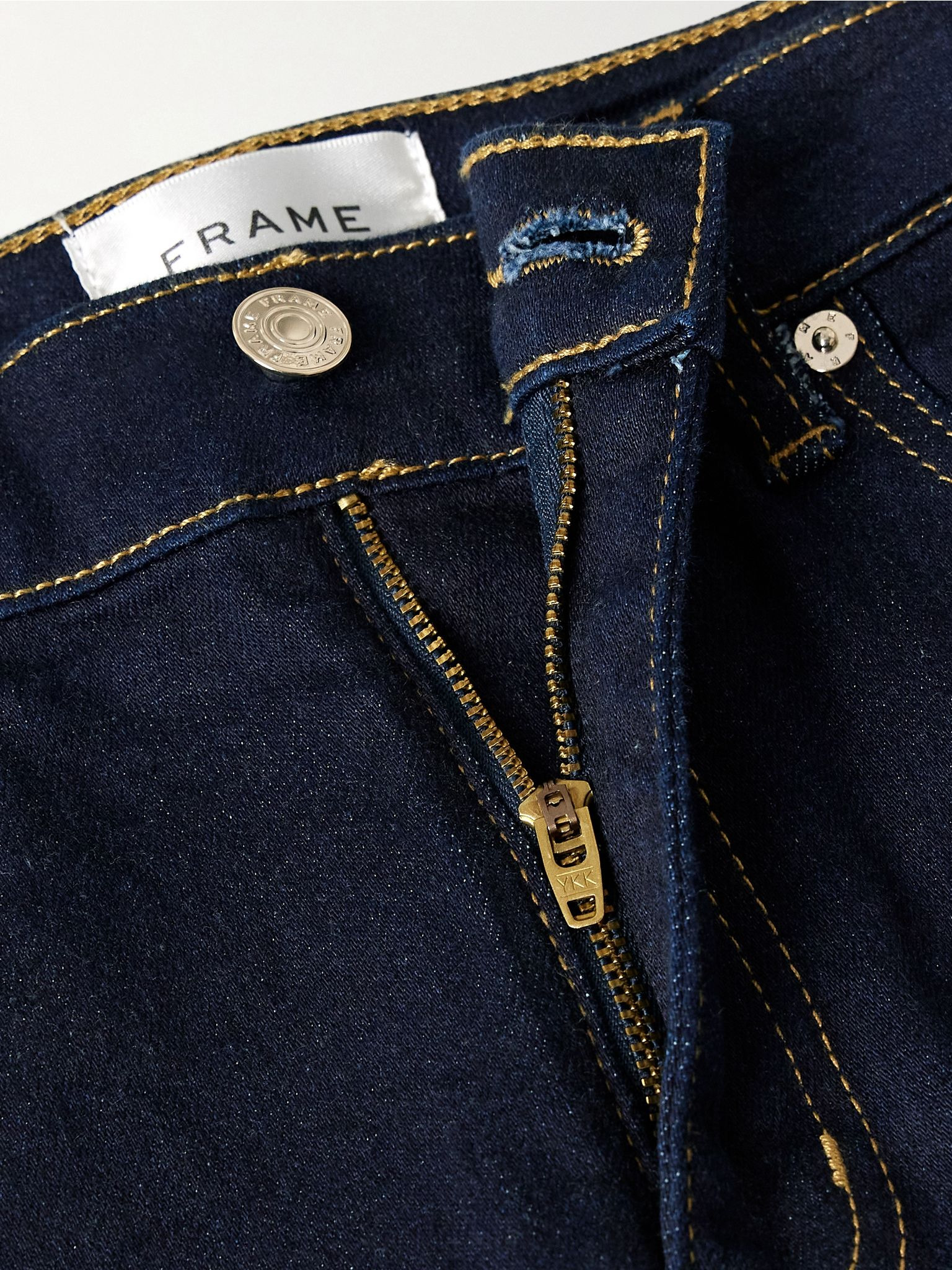 Le High high-rise slim-leg jeans Dark denim - 4