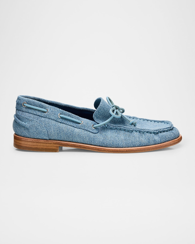 Carter Denim Boat Loafers 1