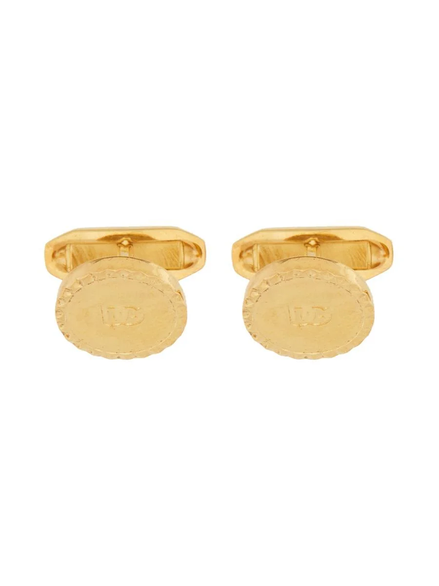 Dolce & Gabbana Cufflinks With Logo - 1