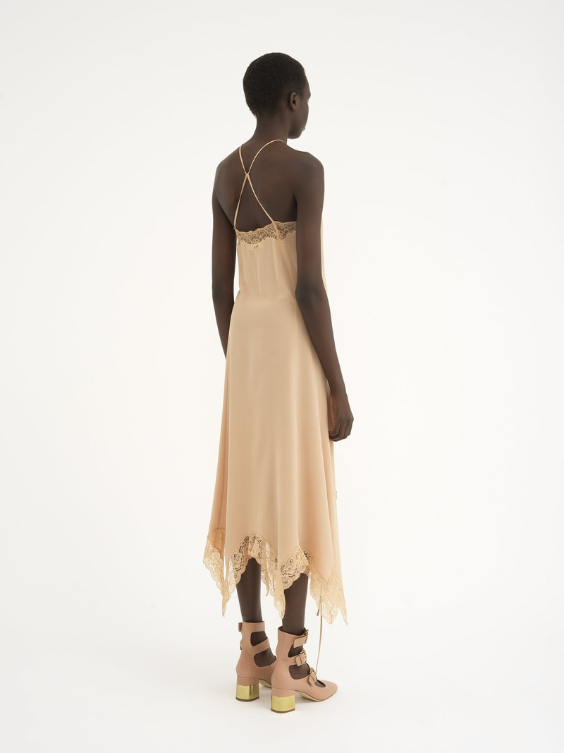LINGERIE HALTERNECK DRESS IN SILK 6