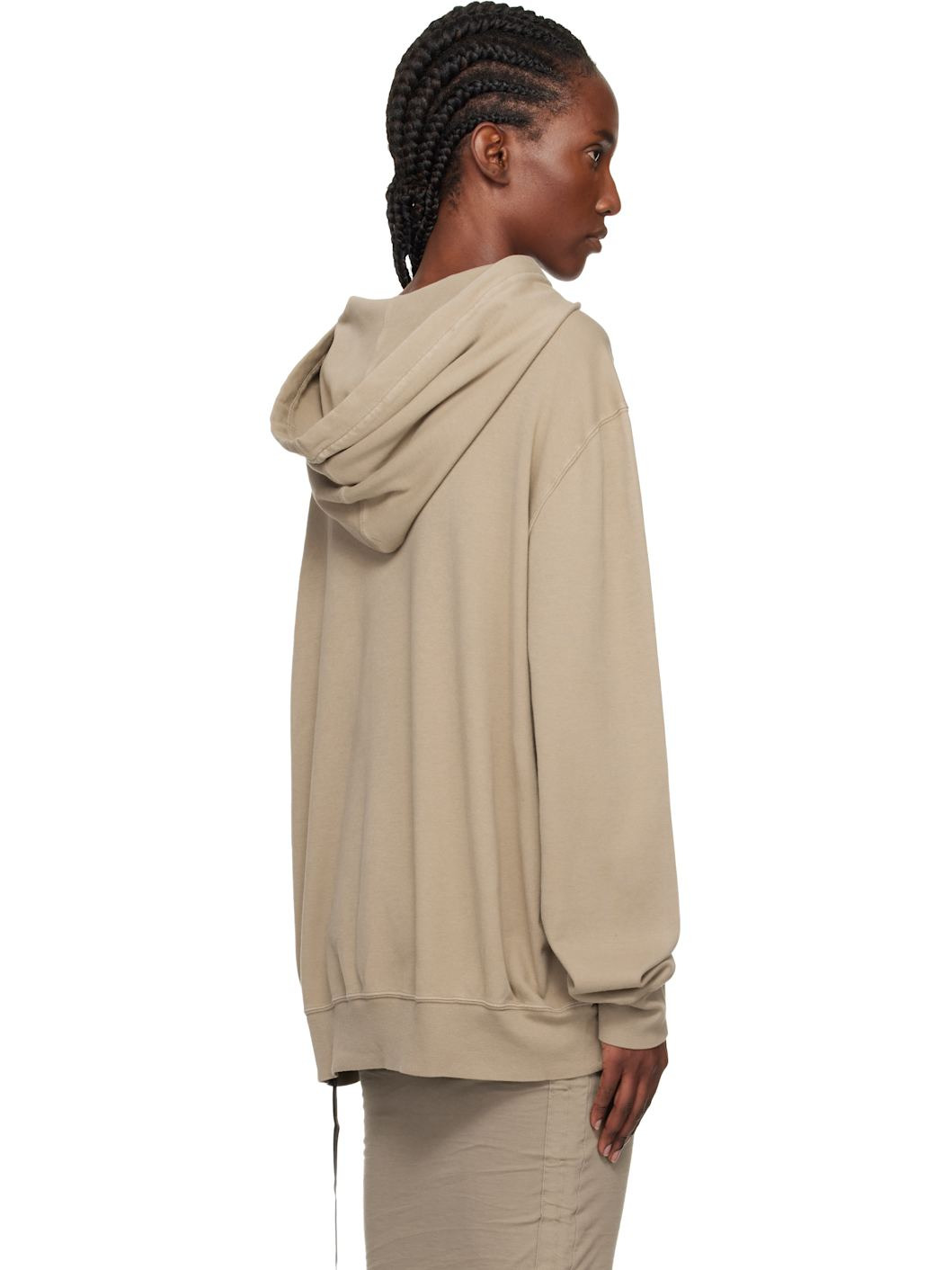 Taupe Concordians Oversized Hoodie - 3