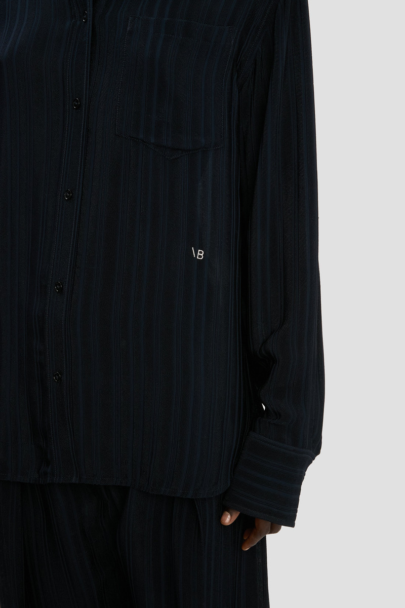 Pyjama Shirt In Navy 6