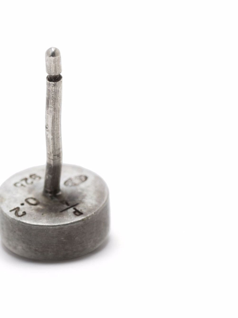 Parts of Four ruby stud earring outlook