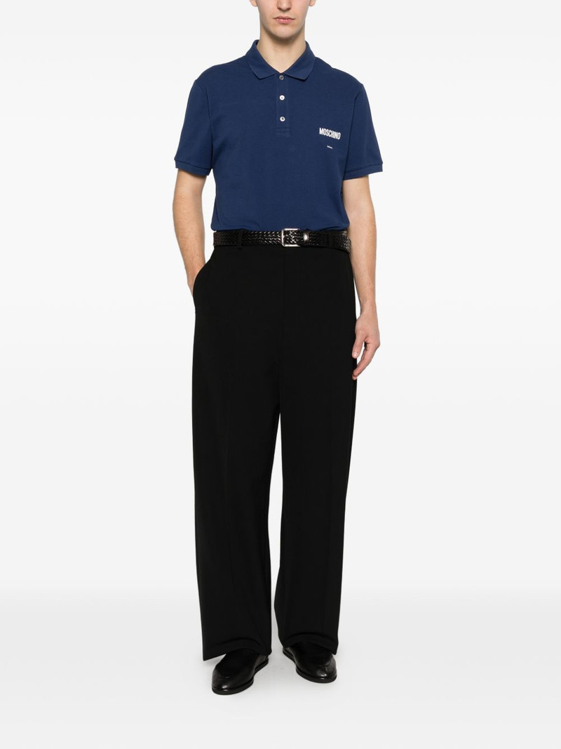 Moschino logo-print polo shirt outlook
