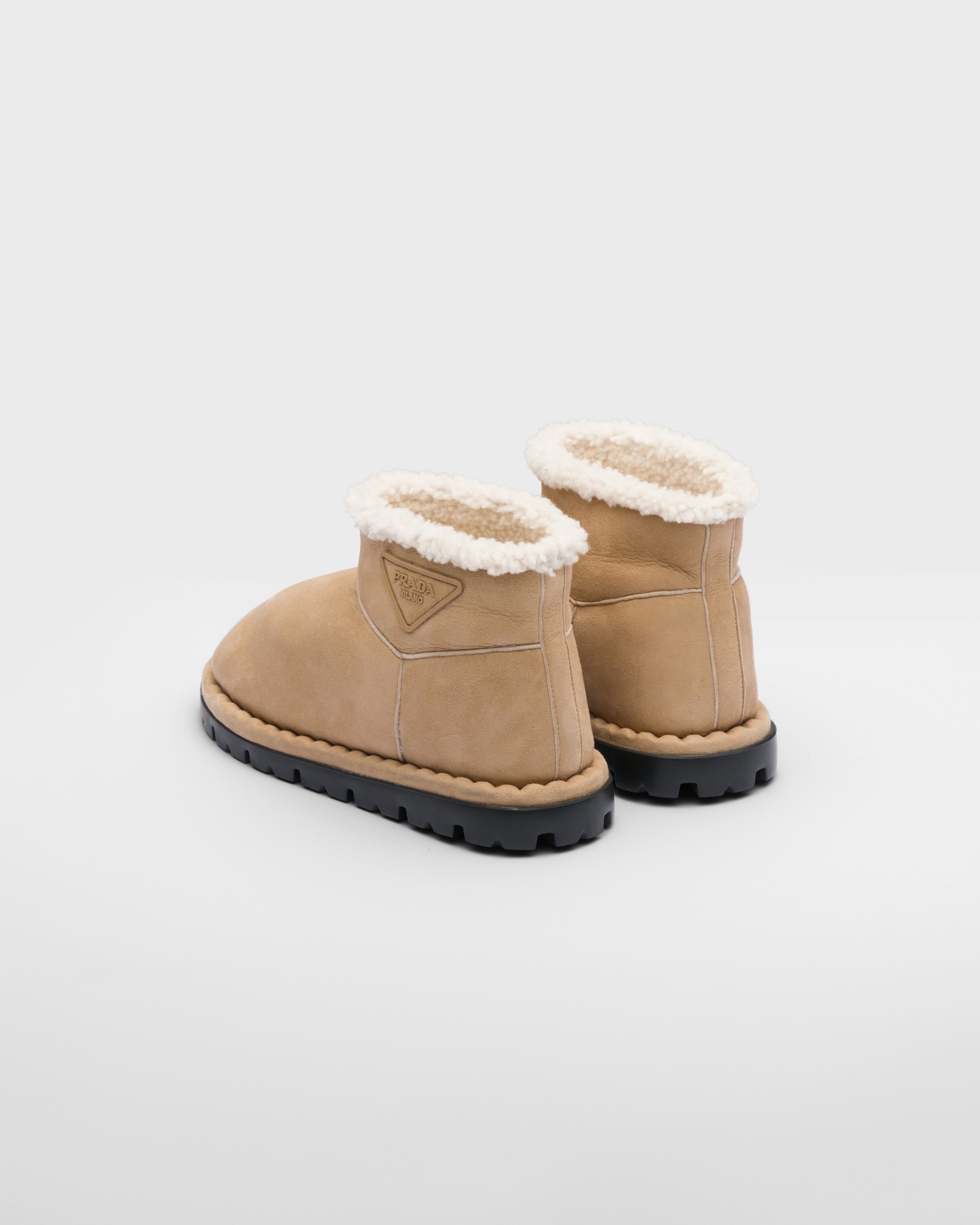 Shearling booties - 5