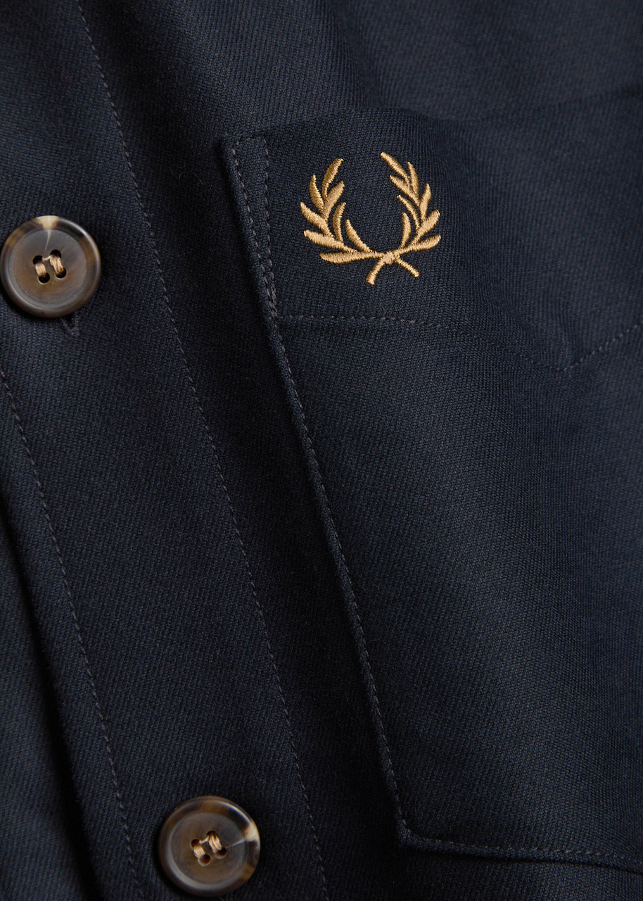 Fred Perry Logo-embroidered Brushed-twill Overshirt - 5