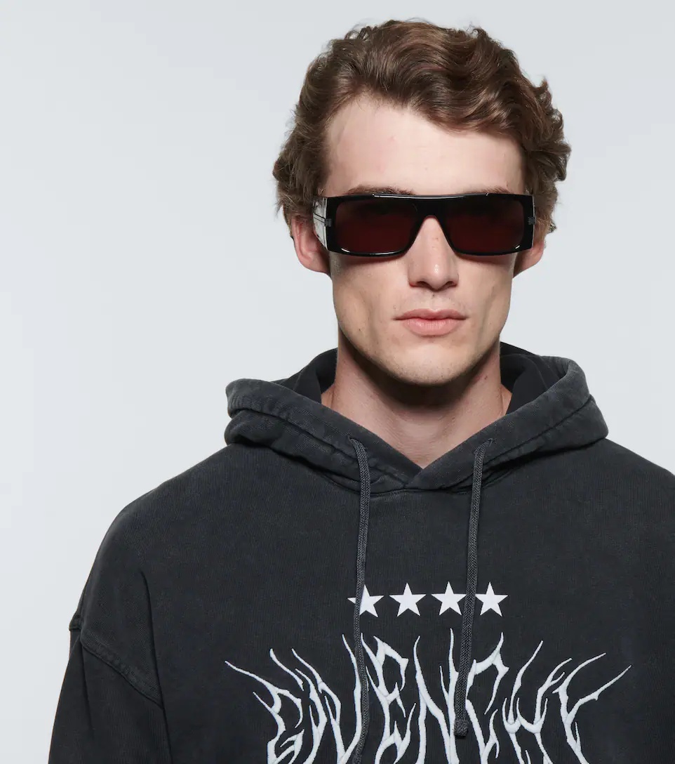 Square acetate sunglasses - 3