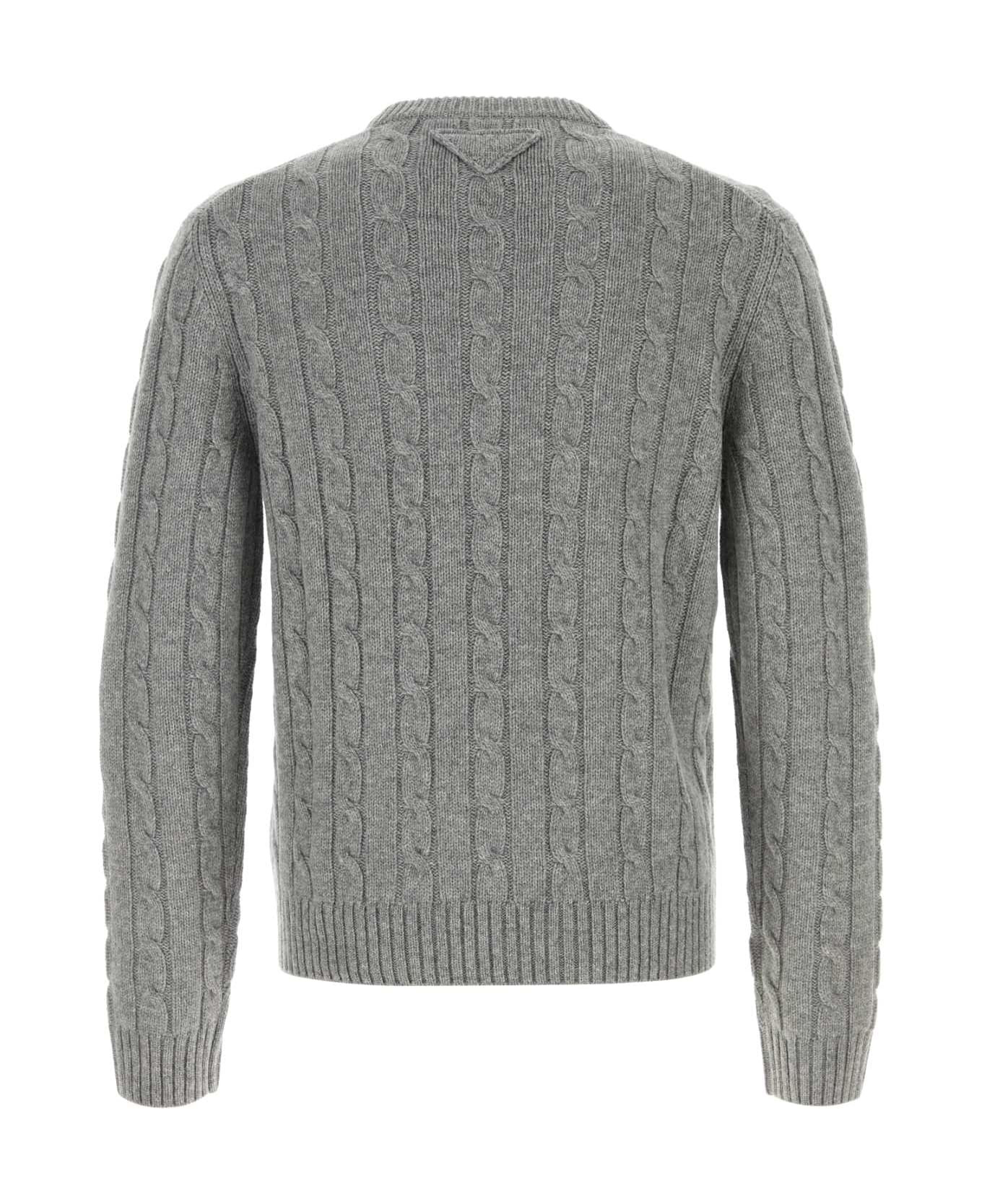 Grey Cashmere Sweater - 2