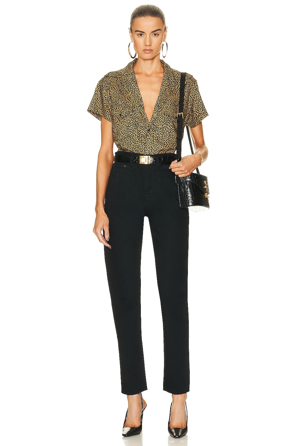 Cropped Short Sleeve Shirt - 4