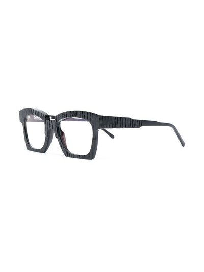 Kuboraum textured-frame glasses outlook