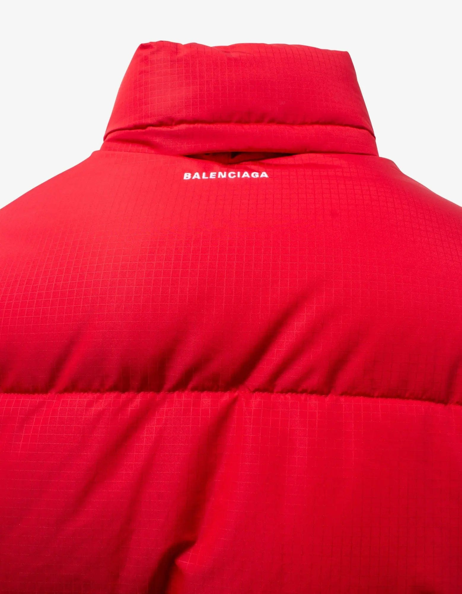 Balenciaga Red C Shape Puffer Jacket - AW20 - 4